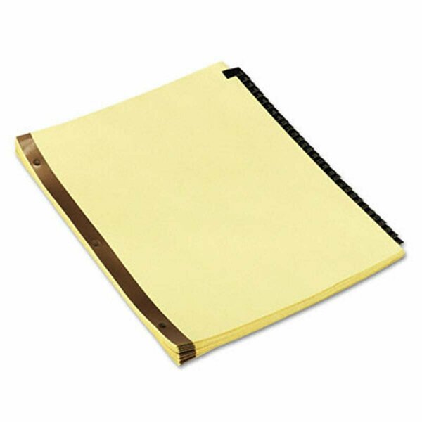 Salurinn Supplies Universal  Leather-Look Mylar Tab Dividers  31 Numbered Tabs  Letter  Black/Gold  Set of 31 SA1520388